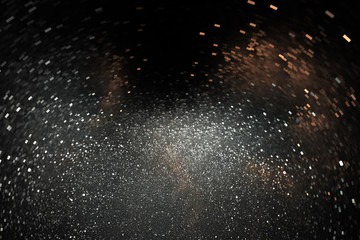Abstract grey and brown sparks. Fantasy fractal texture. Digital art. 3D rendering.