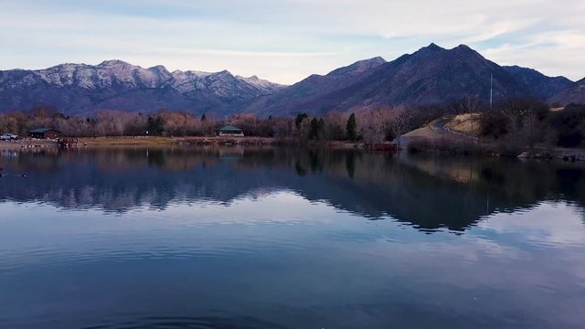 Lake Near Mountains