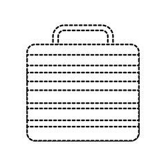 suitcase of worker people fashion vector illustration