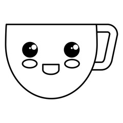 coffee cup kawai character