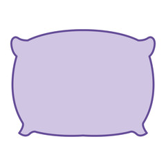 pillow bed isolated icon