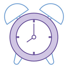 alarm time clock isolated icon