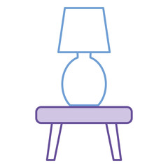 bedroom lamp in table