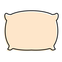 pillow bed isolated icon