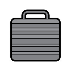 suitcase of worker people fashion vector illustration
