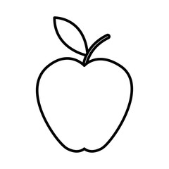 Fototapeta premium Apple fruit symbol