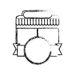 supermarket building icon