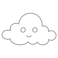 cloud sky kawaii character