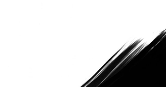 abstract paint brush diagonal stroke black and white transition background, animation of paint splash with alpha channel