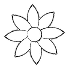 Nature flower symbol