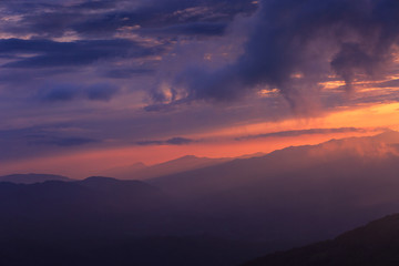 Obraz premium Purple sky 