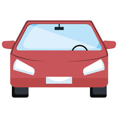 car vehicle isolated icon