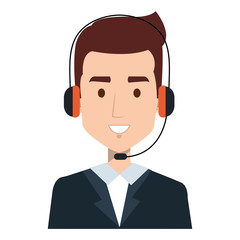 call center agent avatar character