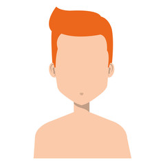 young man shirtless avatar character