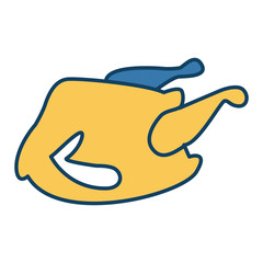 Chicken food symbol