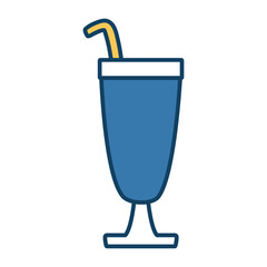 Obraz premium Milkshake ice cream drink