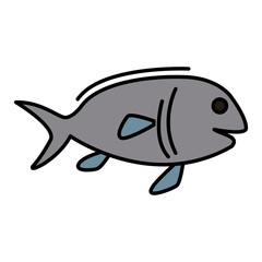 Fish seafood symbol