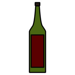 Wine glass bottle