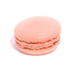 Appetizing cakes macaroons, isolate, close up