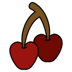 Sweet cherries fruit