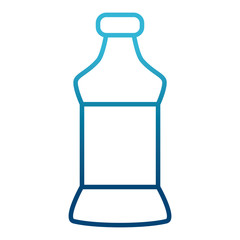 Empty bottle isolated