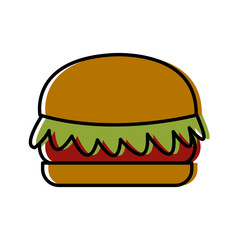 Hamburger fast food