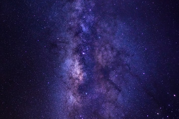 Milky way galaxy with stars and space dust in the universe