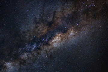 Milky way galaxy with stars and space dust in the universe