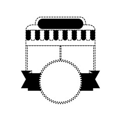 supermarket building icon