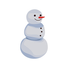 Snowman winter cartoon
