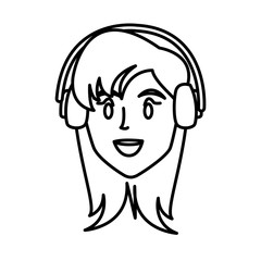 Young woman with earmuffs