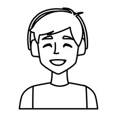 Young man with earmuffs