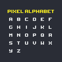 Pixel Alphabet - 184391112