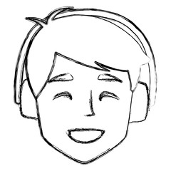 Young man with earmuffs