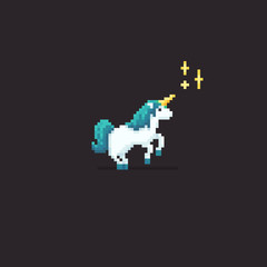 Pixel Art Unicorn