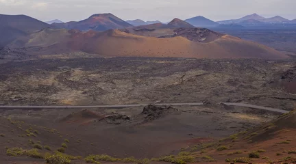 Poster Timanfaya National Park, Volcanic landscape, Lanzarote, Canary islands, Spain   © vitaprague