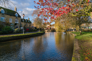 Fototapeta premium BOURTON ON THE WATER, UK 