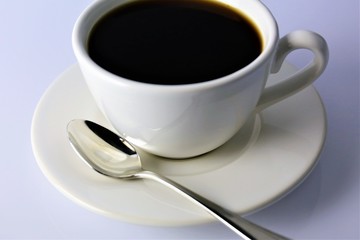 An concept Image of a Cup of coffee with copy space