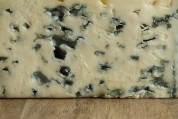 Piece of French Bleu d'auvergne cheese