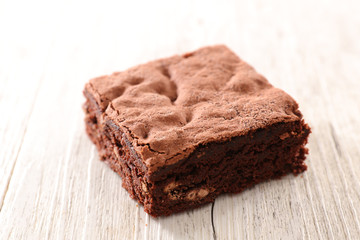chocolate brownie and hazelnut