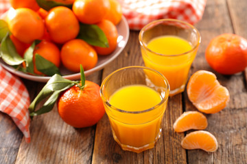 freshness clementine juice
