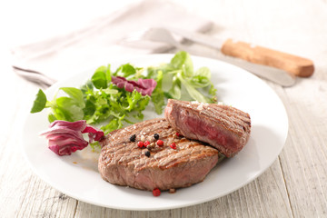 grilled beef steak