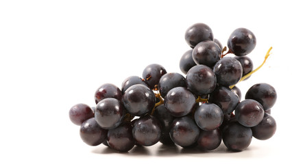 fresh grape isolated on white