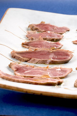 carpaccio de atún rojo