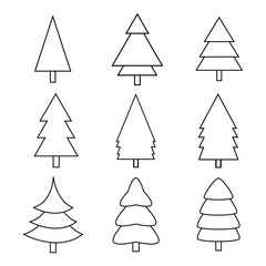 Christmas icon set