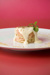 Sopa inglesa de pannettone