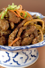 Ternera Chempy con sabor a naranja confitada y jengibre