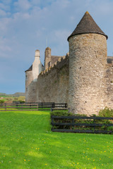 Fototapeta na wymiar Parkes Castle in County Leitrim, Ireland