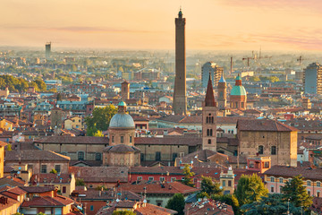 Panorama of the Bologna city in Italy © Vivida Photo PC