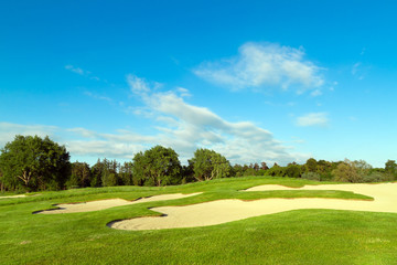 Irish idyllic golf course